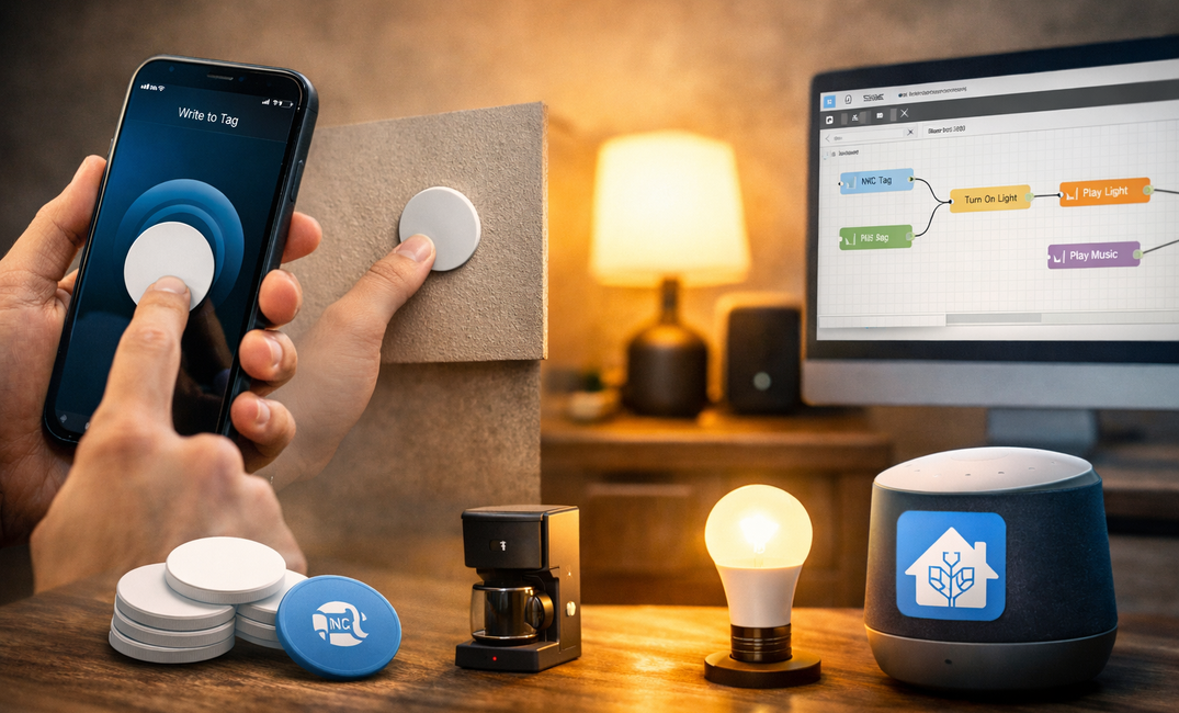 NFC et Home Assistant : transformez un simple sticker en interrupteur magique