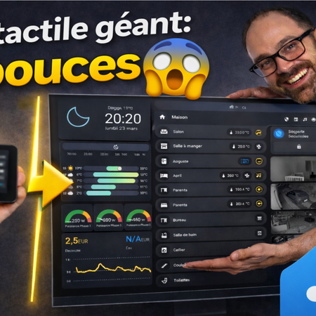 Image de : Dashboard Home Assistant sur écran tactile 27” : enfin lisible et utile au quotidien
